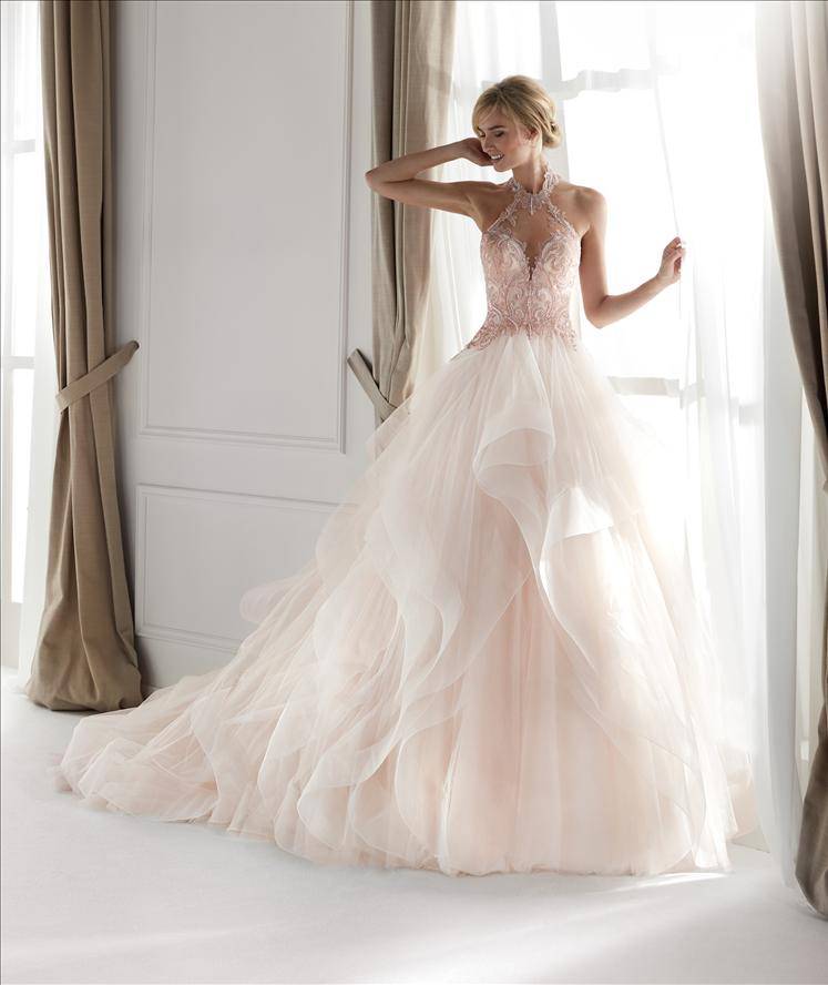Merveilleuse robe de mariée princesse robe Nicole NIA2032