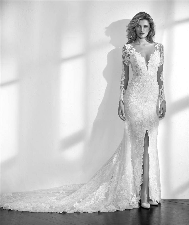 Robe de mariée en dentelle Collection Studio St Patrick modèle Zanduri