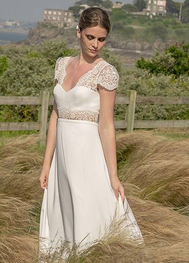 Robe de mariée glamour et bohème